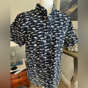 Rip curl shirt sleeve Shark shirt size Med